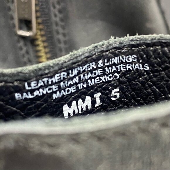 Born Women's Kaori Ankle Booties Boots Black Round Toe Side Zipper Leather 7 - Picture 9 of 10